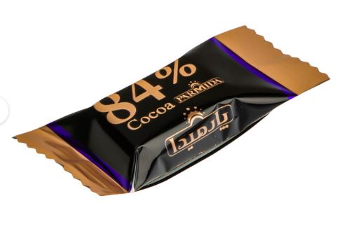 شکلات تلخ 84 درصد پذیرایی پارمیدا 100 گرمی