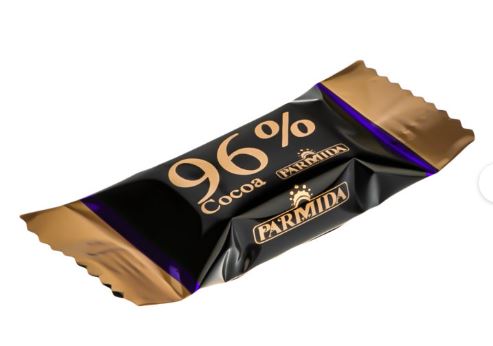 شکلات تلخ 96 درصد پذیرایی پارمیدا، تک 6 گرمی