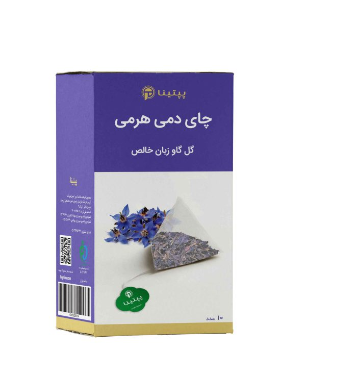 دمنوش دمی گل گاو زبان خالص 10 عددی پپتینا 10 گرم